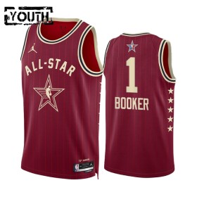 Maillot All-Star 2024 Western Conference Devin Booker Rouge Swingman - Enfant